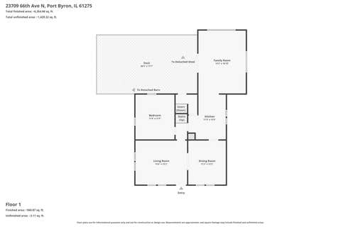 Tiny photo for 23709 66th Avenue N, Port Byron, IL 61275 (MLS # 12669348)
