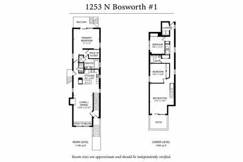 Tiny photo for 1253 N Bosworth Avenue #1, Chicago, IL 60642 (MLS # 12722590)