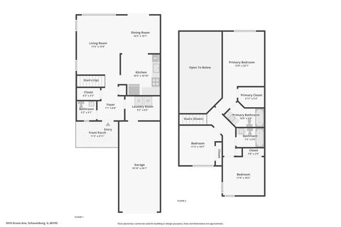 Tiny photo for 1810 Grove Avenue, Schaumburg, IL 60193 (MLS # 12596661)