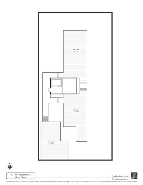Tiny photo for 401 N Aberdeen Street #4S, Chicago, IL 60642 (MLS # 12719793)