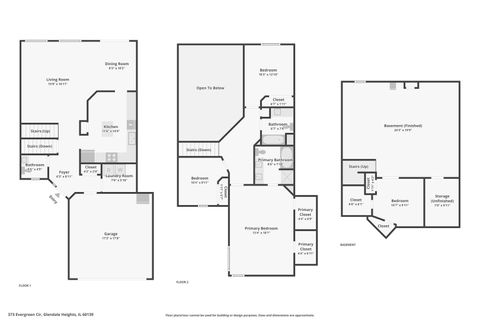 Tiny photo for 373 Evergreen Circle, Glendale Heights, IL 60139 (MLS # 12502785)