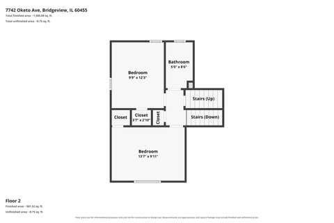 Tiny photo for 7742 S Oketo Avenue, Bridgeview, IL 60455 (MLS # 12736445)
