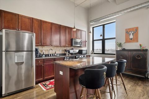 Tiny photo for 1525 S Sangamon Street #716, Chicago, IL 60608 (MLS # 12594414)
