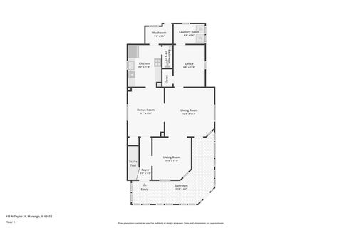 Tiny photo for 415 N Taylor Street, Marengo, IL 60152 (MLS # 12665400)