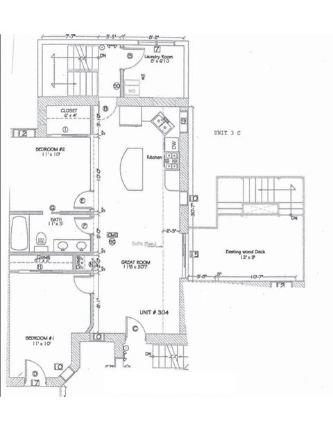 Tiny photo for 3708 W Wrightwood Avenue #3C, Chicago, IL 60647 (MLS # 12456892)