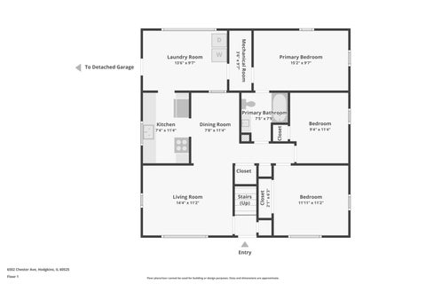 Tiny photo for 6502 Chester Avenue, Hodgkins, IL 60525 (MLS # 12756298)