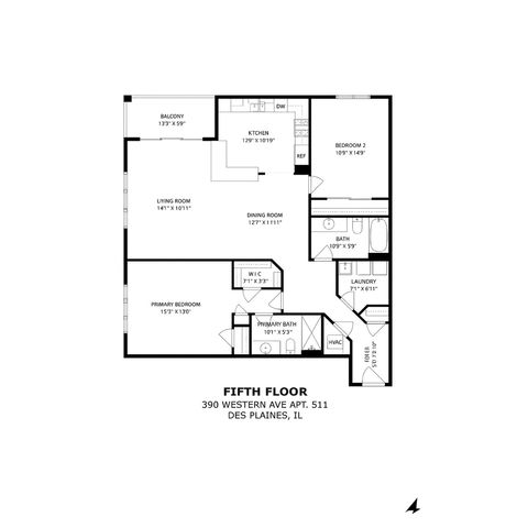 Tiny photo for 390 S Western Avenue #511, Des Plaines, IL 60016 (MLS # 12532636)
