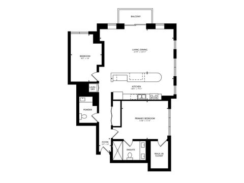 Tiny photo for 330 N Jefferson Street #409, Chicago, IL 60661 (MLS # 12623616)
