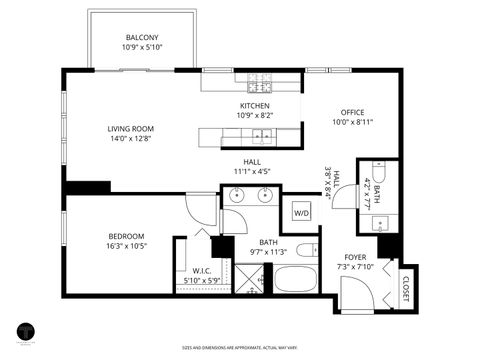 Tiny photo for 1529 S State Street #21H, Chicago, IL 60605 (MLS # 12494170)