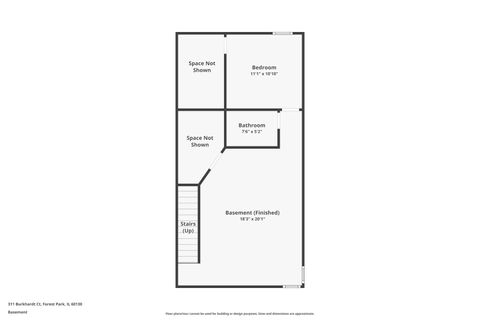 Tiny photo for 311 Burkhardt Court, Forest Park, IL 60130 (MLS # 12644964)
