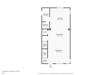 Tiny photo for 311 Burkhardt Court, Forest Park, IL 60130 (MLS # 12644964)