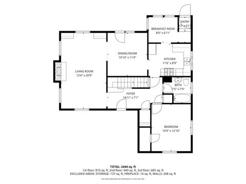 Tiny photo for 514 Uvedale Road, Riverside, IL 60546 (MLS # 12601857)