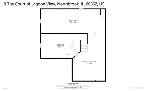 Tiny photo for 9 The Court of Lagoon View Vw, Northbrook, IL 60062 (MLS # 12524242)