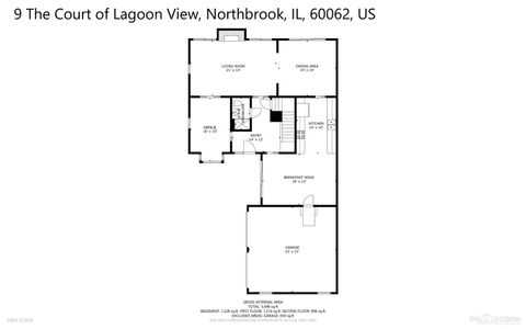 Tiny photo for 9 The Court of Lagoon View Vw, Northbrook, IL 60062 (MLS # 12524242)