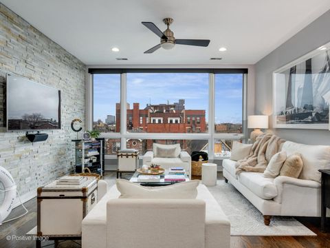 Tiny photo for 1446 W Cortez Avenue #4W, Chicago, IL 60642 (MLS # 12609435)