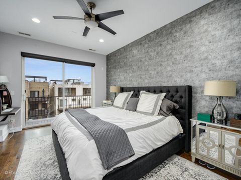 Tiny photo for 1446 W Cortez Avenue #4W, Chicago, IL 60642 (MLS # 12609435)