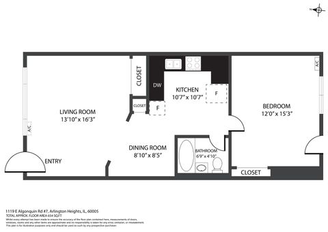 Tiny photo for 1119 E Algonquin Road #7, Arlington Heights, IL 60005 (MLS # 12497703)