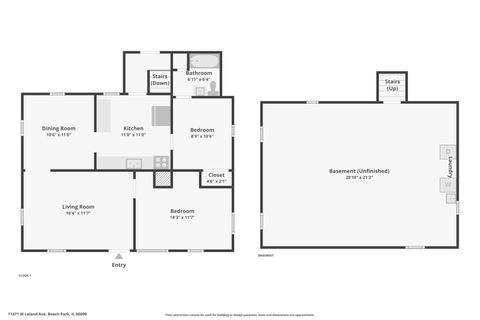 Tiny photo for 11471 W Leland Avenue, Beach Park, IL 60099 (MLS # 12530072)