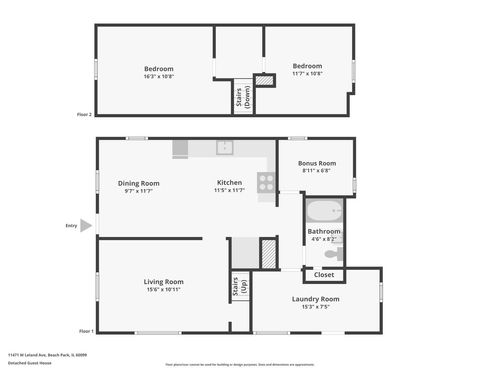 Tiny photo for 11471 W Leland Avenue, Beach Park, IL 60099 (MLS # 12530072)