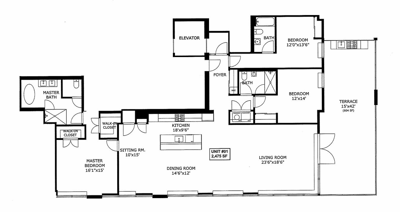 Chicago, Illinois 60654, United States, 3 Bedrooms Bedrooms, ,3 BathroomsBathrooms,Residential,Active,171473