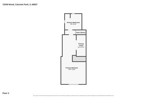 Tiny photo for 12540 S Wood Street, Calumet Park, IL 60827 (MLS # 12756780)