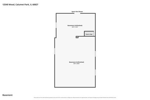 Tiny photo for 12540 S Wood Street, Calumet Park, IL 60827 (MLS # 12756780)