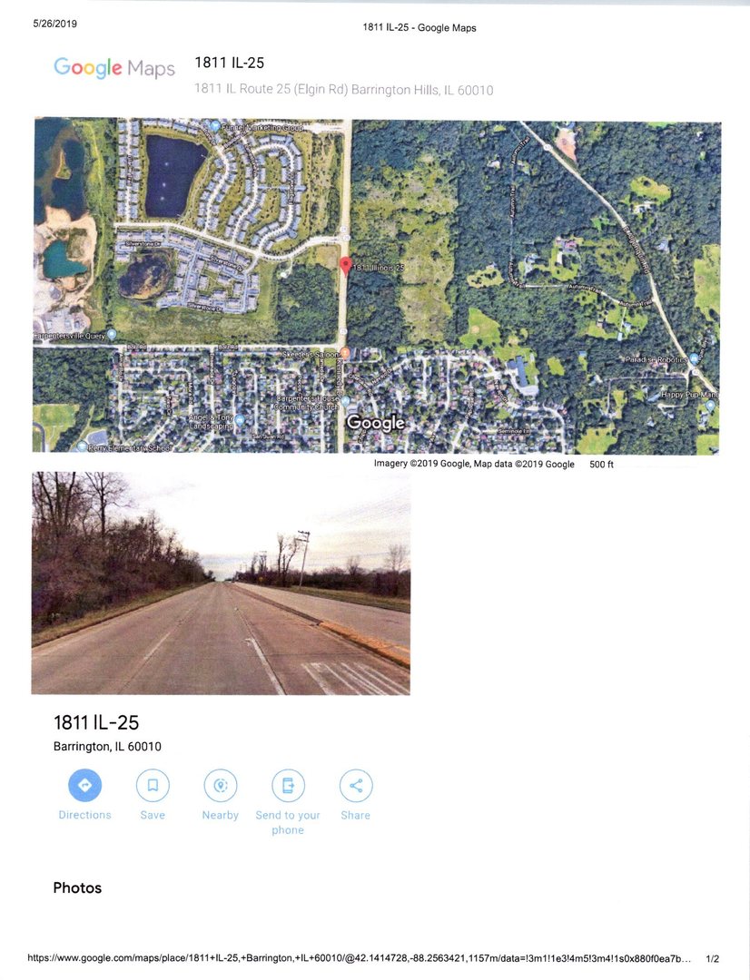 1811 IL Rte 25 (Elgin) Road