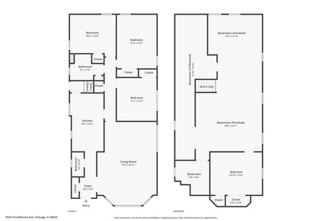 Tiny photo for 5547 N California Avenue, Chicago, IL 60625 (MLS # 12585187)