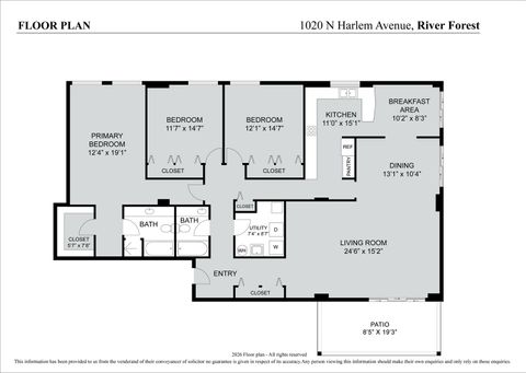Tiny photo for 1020 N Harlem Avenue #1E, River Forest, IL 60305 (MLS # 12596392)