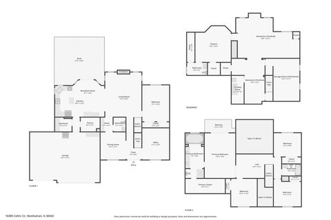Tiny photo for 16385 Celtic Circle, Manhattan, IL 60442 (MLS # 12565136)