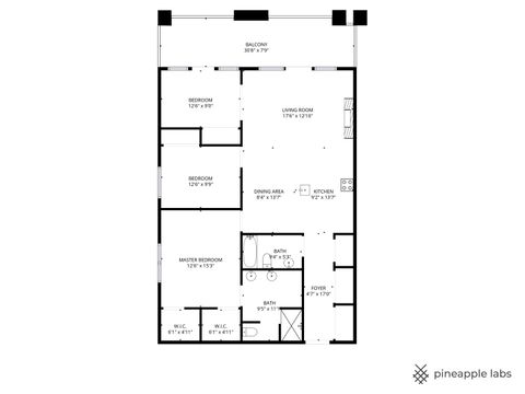 Tiny photo for 2222 W Belmont Avenue #203, Chicago, IL 60618 (MLS # 12537553)