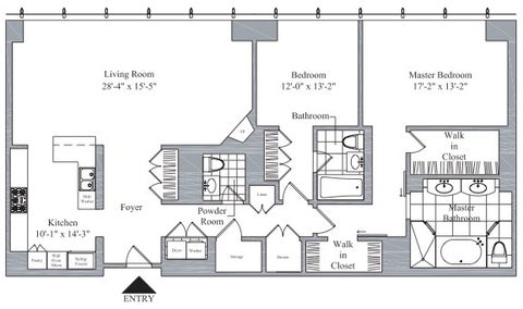 Tiny photo for 401 N Wabash Avenue #79B, Chicago, IL 60611 (MLS # 12696623)