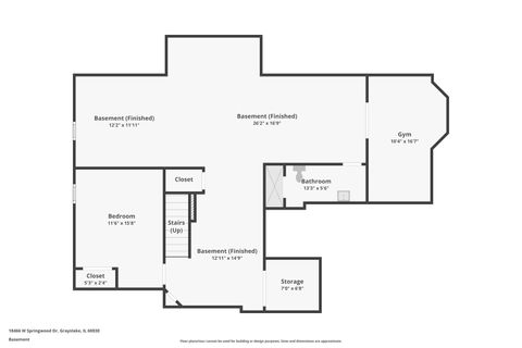 Tiny photo for 18466 W Springwood Drive, Grayslake, IL 60030 (MLS # 12497569)