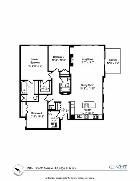 Tiny photo for 3118 N Lincoln Avenue #4A, Chicago, IL 60657 (MLS # 12499667)