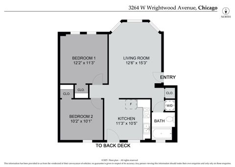 Tiny photo for 3264 W Wrightwood Avenue #2, Chicago, IL 60647 (MLS # 12466640)
