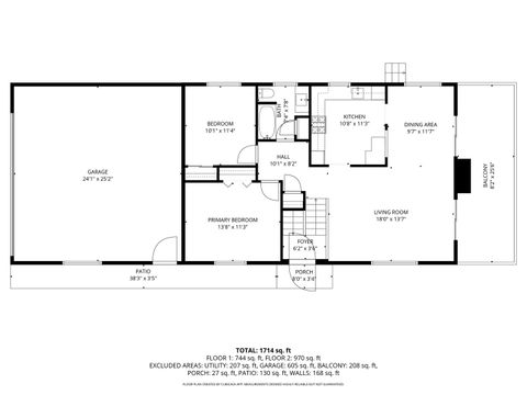 Tiny photo for 8514 Burton Road, Wonder Lake, IL 60097 (MLS # 12490985)