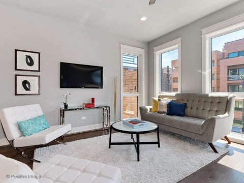 Tiny photo for 1428 W Grand Avenue #2, Chicago, IL 60642 (MLS # 12674414)