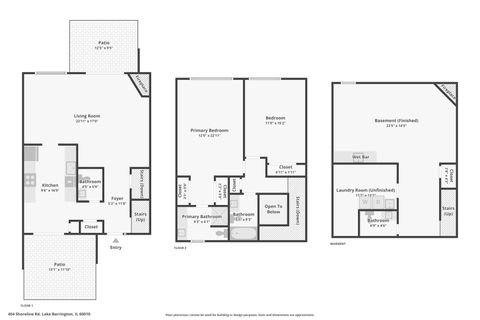 Tiny photo for 404 N SHORELINE Road #298, Lake Barrington, IL 60010 (MLS # 12495842)