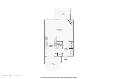 Tiny photo for 404 N SHORELINE Road #298, Lake Barrington, IL 60010 (MLS # 12495842)