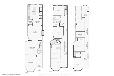 Tiny photo for 4738 S Champlain Avenue, Chicago, IL 60615 (MLS # 12476498)