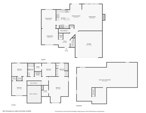 Tiny photo for 4811 Princeton Lane, Lake In The Hills, IL 60156 (MLS # 12501365)