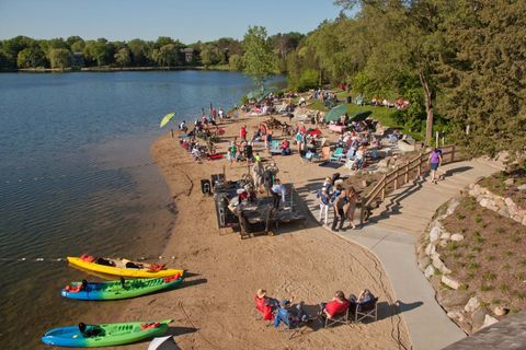 Tiny photo for 33 Shoreline Road #B, Lake Barrington, IL 60010 (MLS # 12611199)