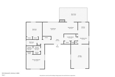 Tiny photo for 810 N Oakwood Drive, McHenry, IL 60050 (MLS # 12598758)