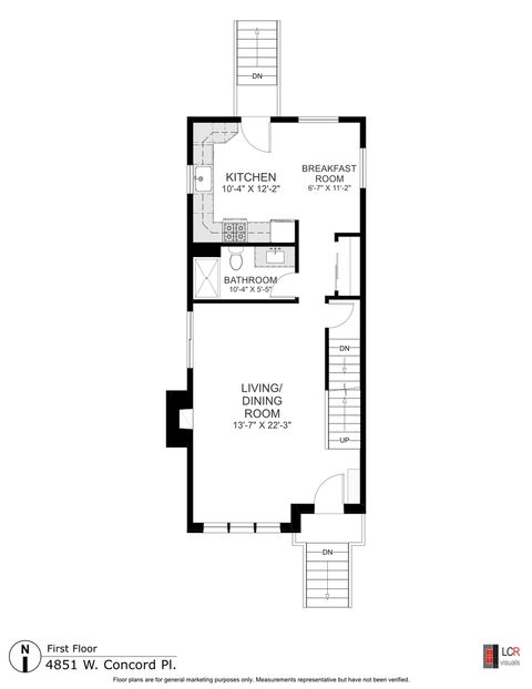 Tiny photo for 4851 W CONCORD Place, Chicago, IL 60639 (MLS # 12500229)