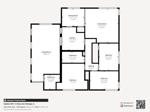 Tiny photo for 8411 S Knox Avenue, Chicago, IL 60652 (MLS # 12686147)
