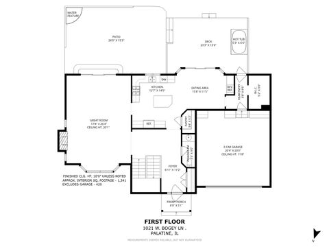 Tiny photo for 1021 W Bogey Lane, Palatine, IL 60067 (MLS # 12485276)
