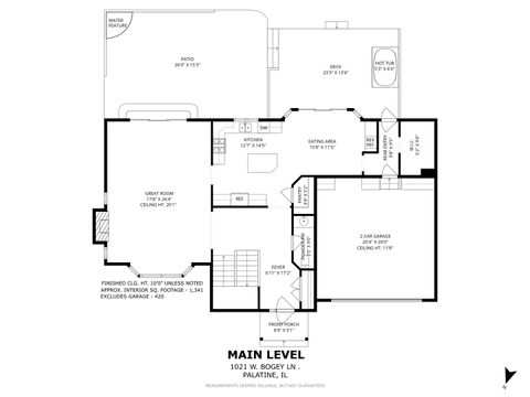 Tiny photo for 1021 W Bogey Lane, Palatine, IL 60067 (MLS # 12485276)