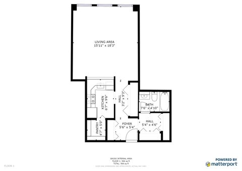 Tiny photo for 680 S Federal Street #903, Chicago, IL 60605 (MLS # 12576095)