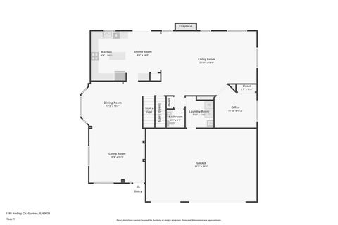 Tiny photo for 1195 Hadley Circle, Gurnee, IL 60031 (MLS # 12596487)