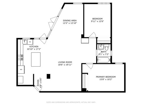 Tiny photo for 1860 Sherman Avenue #7NE, Evanston, IL 60201 (MLS # 12459936)